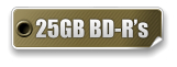 25GB BD-R’s