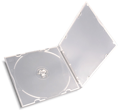 CD/DVD =CLAMSHELLS= SQUARE SHAPED CD/DVD Cases 200 Pak  