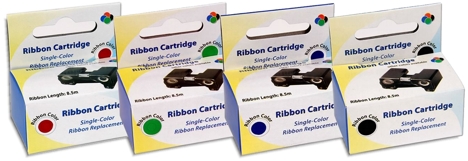 Color Thermal Ribbons 4 Pak for Z1,Teac,U Print,Stampa  